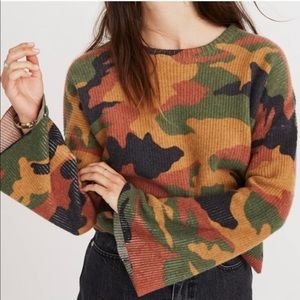 Madewell Cottontail Camo Sweater